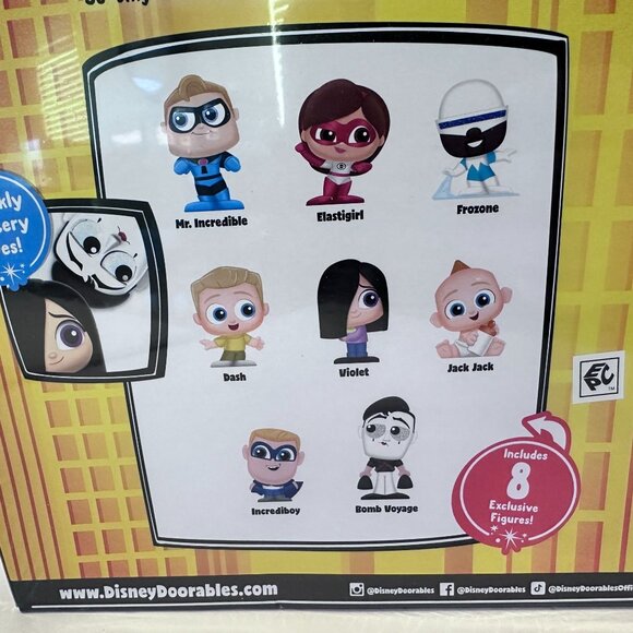Disney Doorables THE INCREDIBLES Collection 8 Exclusive Figures RETIRED NEW BOX - Picture 4 of 8